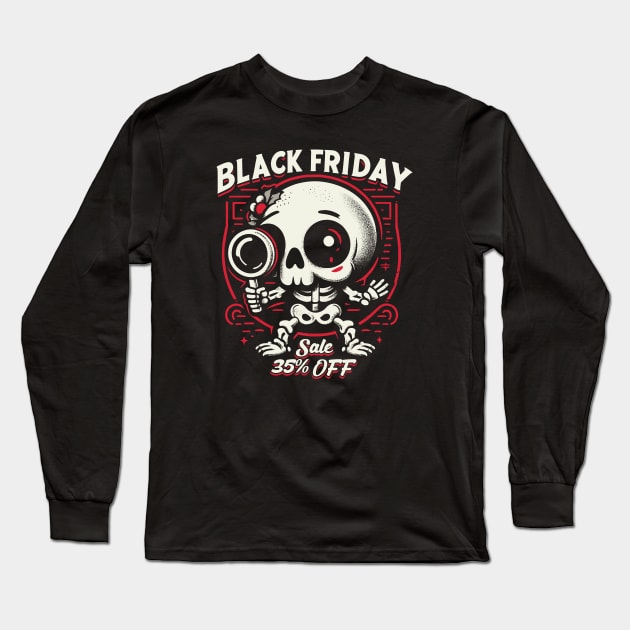 Black Friday Sale Long Sleeve T-Shirt by Trendsdk